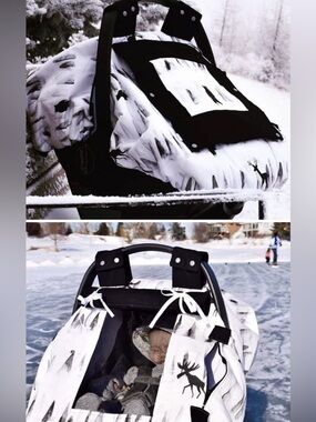 Insulated, lightweight infant car seat canopy